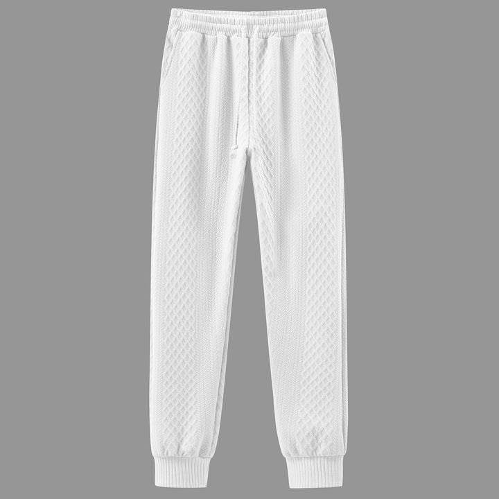 Herren Komfortable Strick-Jogginghose mit modernem Design und elastischem Bund Aliams