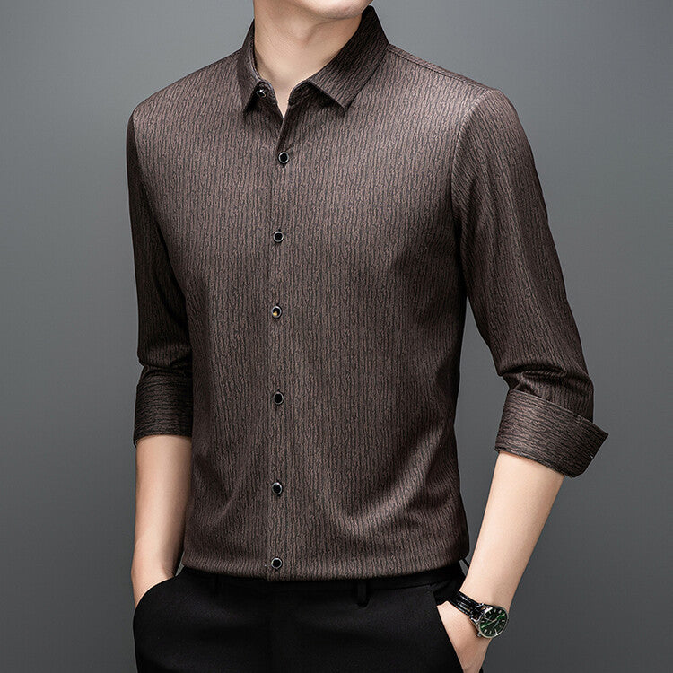 Herren Hemd mit feinem Strukturdesign Aliams