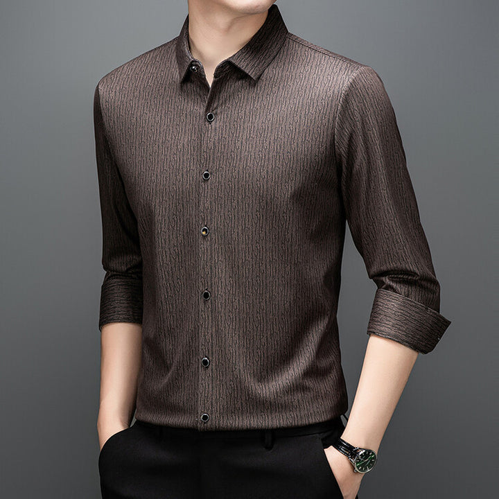 Herren Hemd mit feinem Strukturdesign Aliams