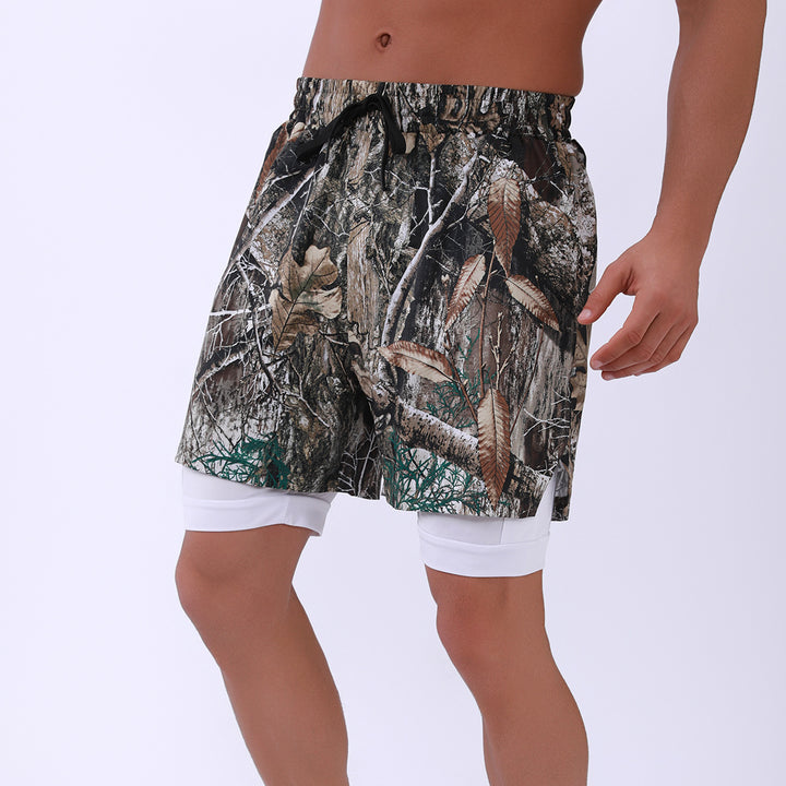 Herren Sportliche Badeshorts mit integriertem Inneren und elastischem Bund Aliams