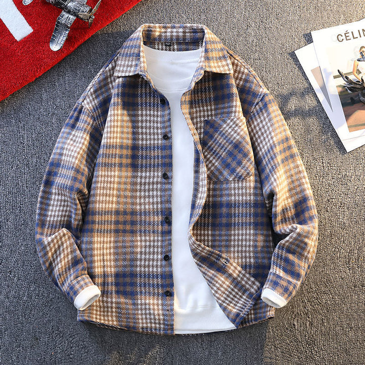 Herren Karohemd mit Taschen und entspannter Passform Aliams