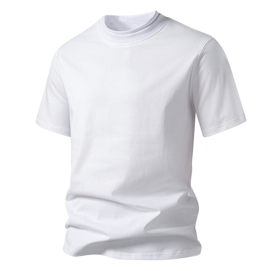 Herren Rundhalsshirt aus hochwertiger Baumwolle mit minimalistischem Design Aliams