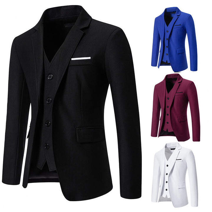 Herren elegantes Anzug-Set mit modernem Schnitt und feinen Details Aliams