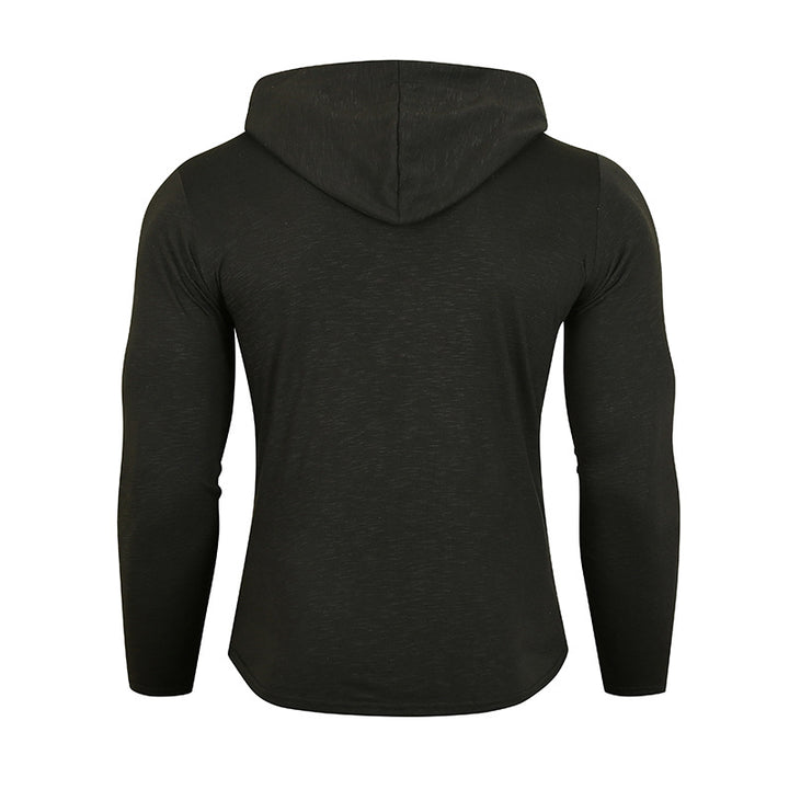 Herren Sportlicher Kapuzenpullover mit funktionalen Reißverschlusstaschen Aliams
