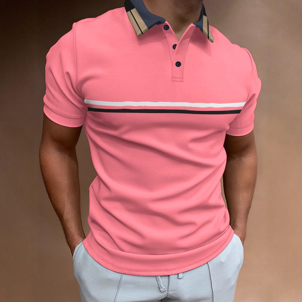 Herren Freizeit Stylisches Sport Polo Aliams