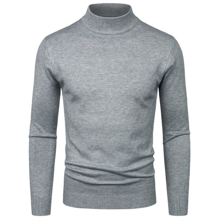 Herren eleganter Rollkragenpullover aus feiner Baumwollmischung Aliams