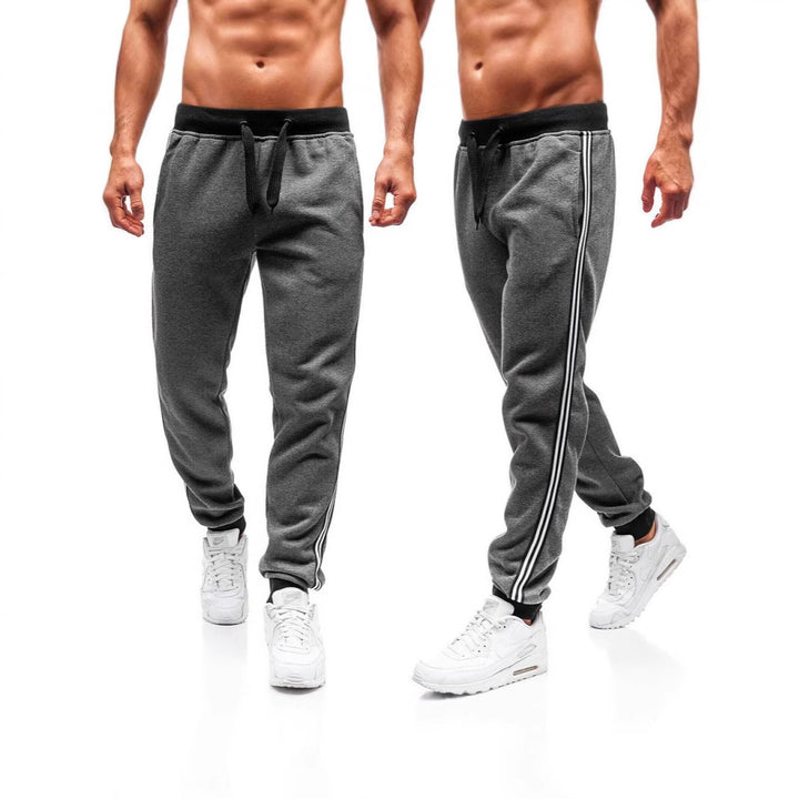 Herren Sportliche Sweatpants mit seitlichen Streifen Aliams