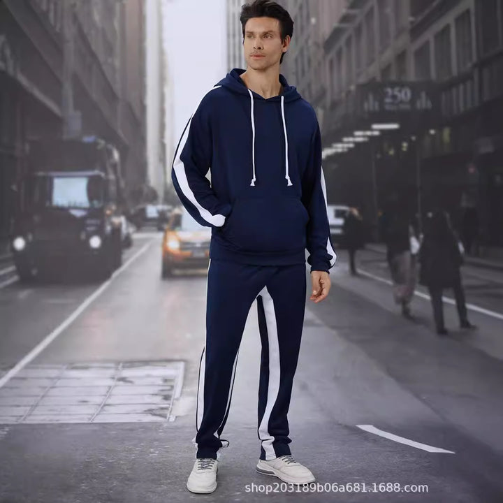 Herren Sportliches Hoodie und Jogginghose Set Aliams