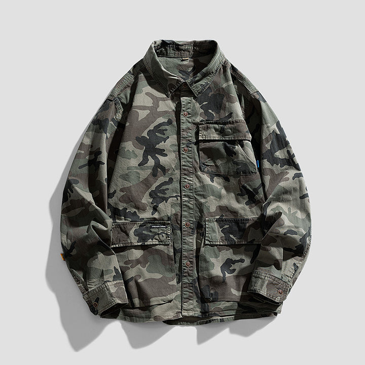 Herren camouflierte Utility-Hemdjacke Aliams