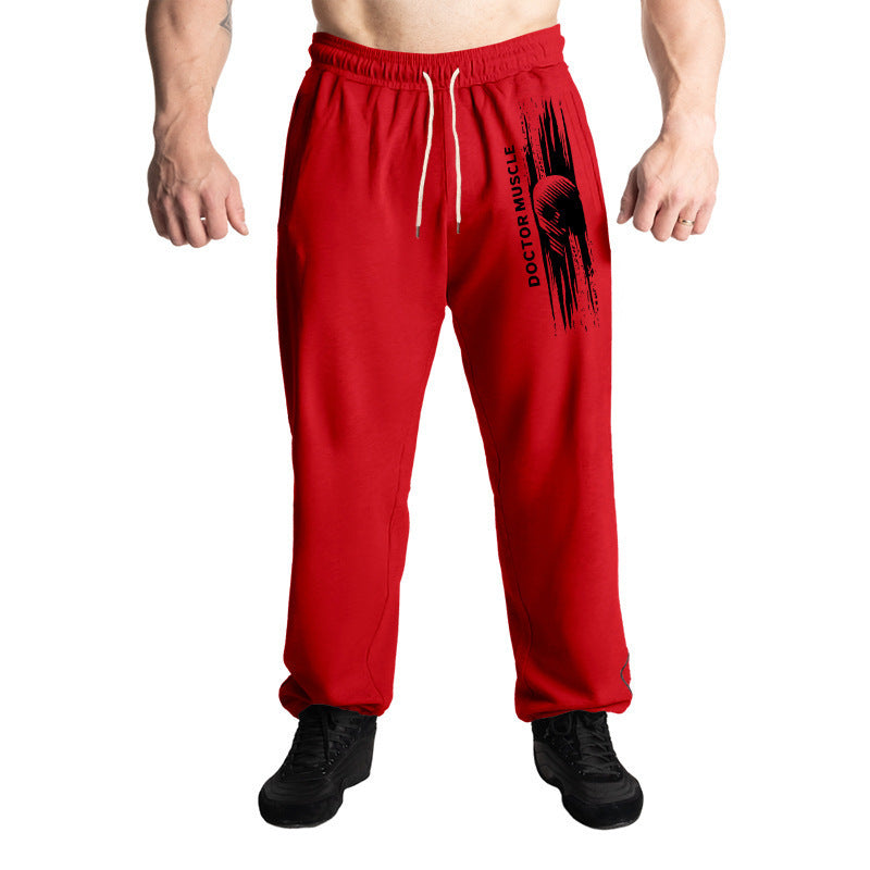 Herren Bequeme Sportjogginghose mit seitlichen Taschen und verstellbarem Kordelzug Aliams