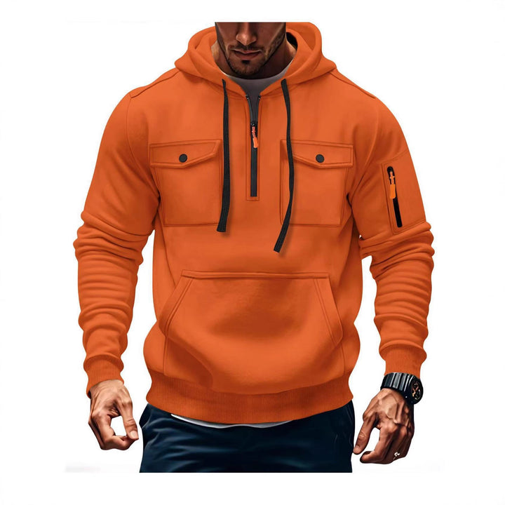 Herren Funktions Hoodie mit praktischen Taschen Aliams