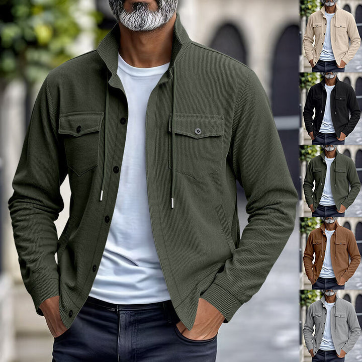 Herren Cordjacke mit praktischen Taschen und lässigem Schnitt Aliams