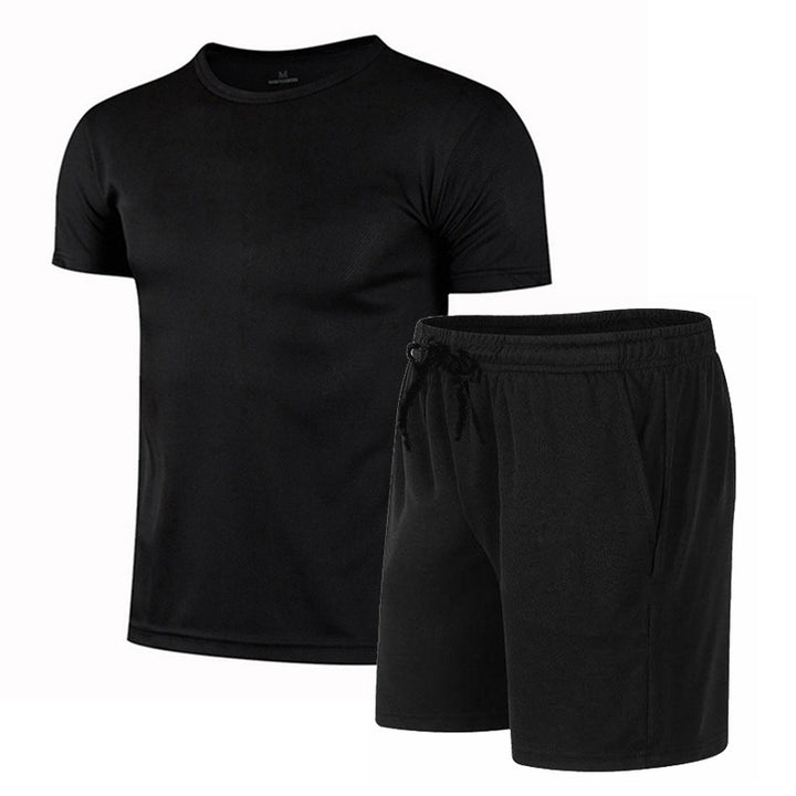 Herren sportliches Funktionsset mit T-Shirt und Shorts Aliams