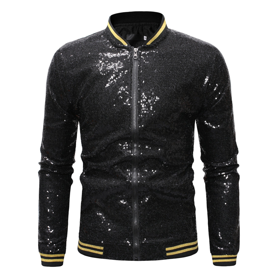 Herren Sportlicher Funktionsblazer mit Pailletten Aliams