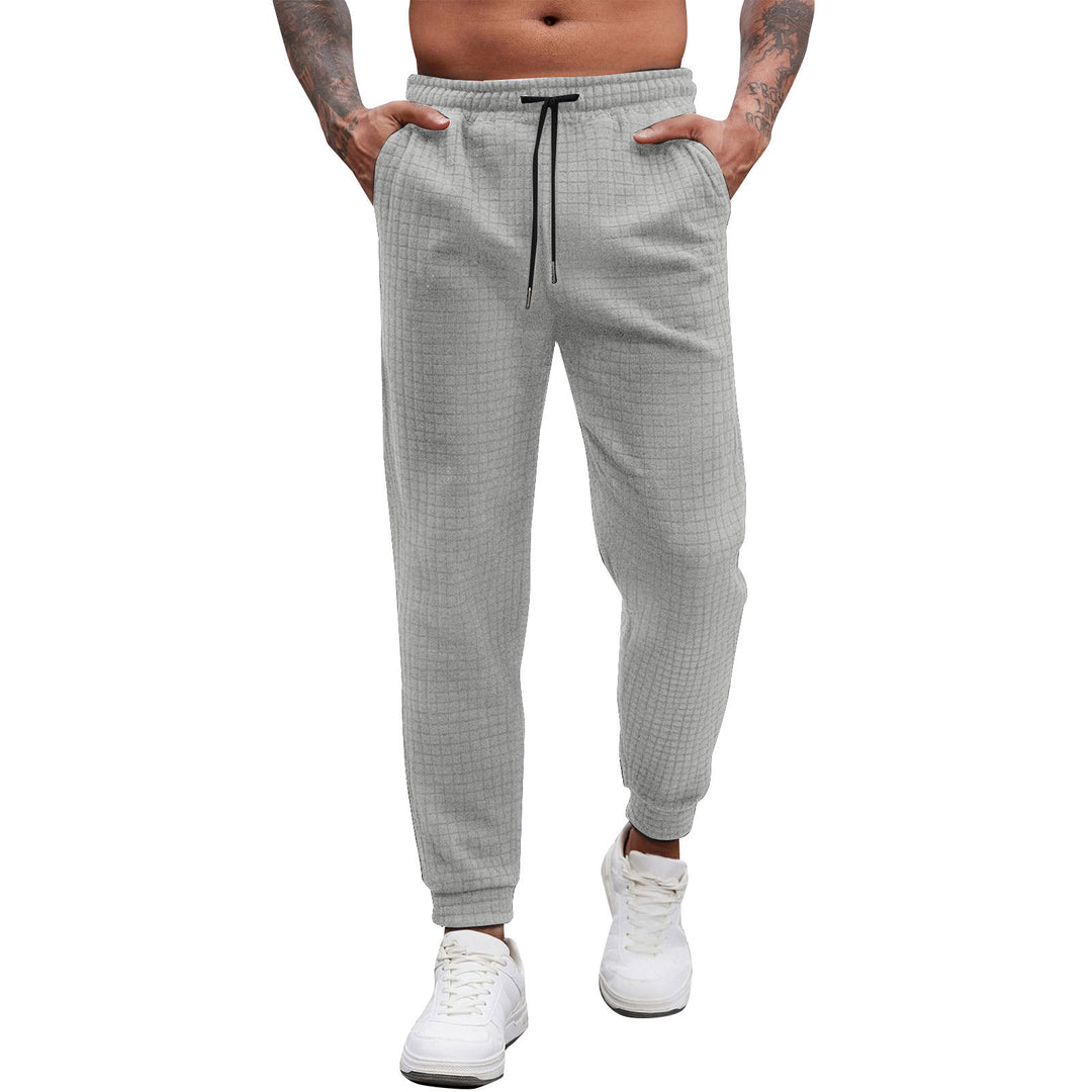 Herren bequeme Freizeithose mit strukturiertem Design Aliams