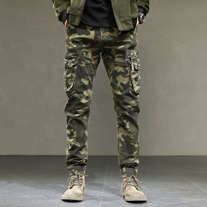 Herren Cargohose mit praktischen Taschen und elastischem Bündchen Aliams