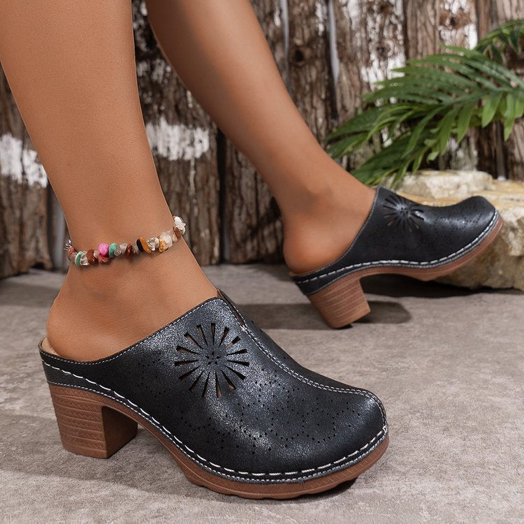 Damen Offene Clogs Aliams
