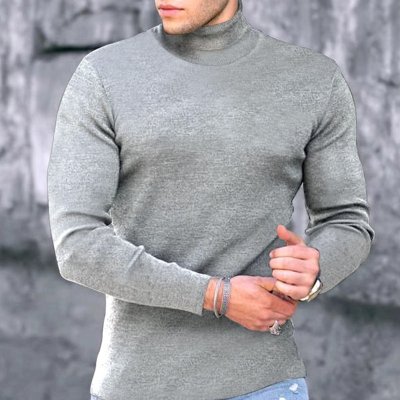 Herren eleganter Rollkragenpullover Aliams