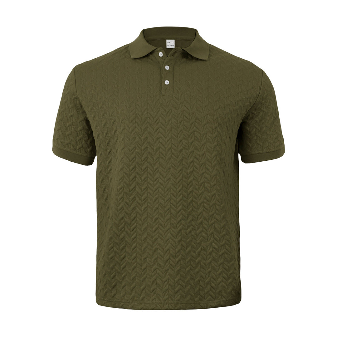 Herren sportliches Poloshirt mit strukturiertem Design Aliams