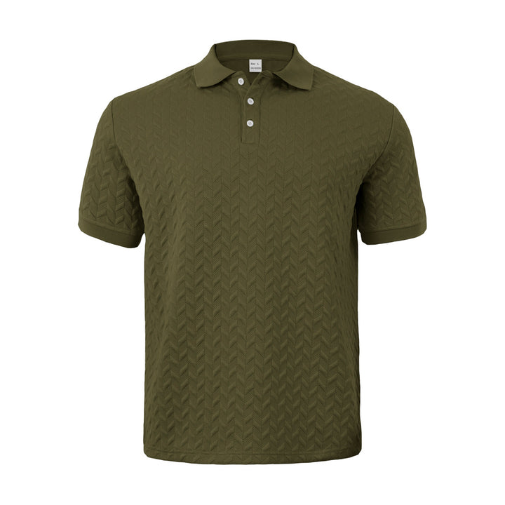 Herren sportliches Poloshirt mit strukturiertem Design Aliams