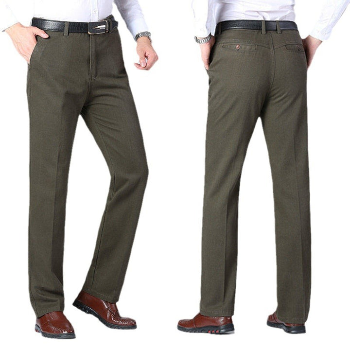 Herren Elegante Anzughose mit schmalem Schnitt und praktischen Taschen Aliams