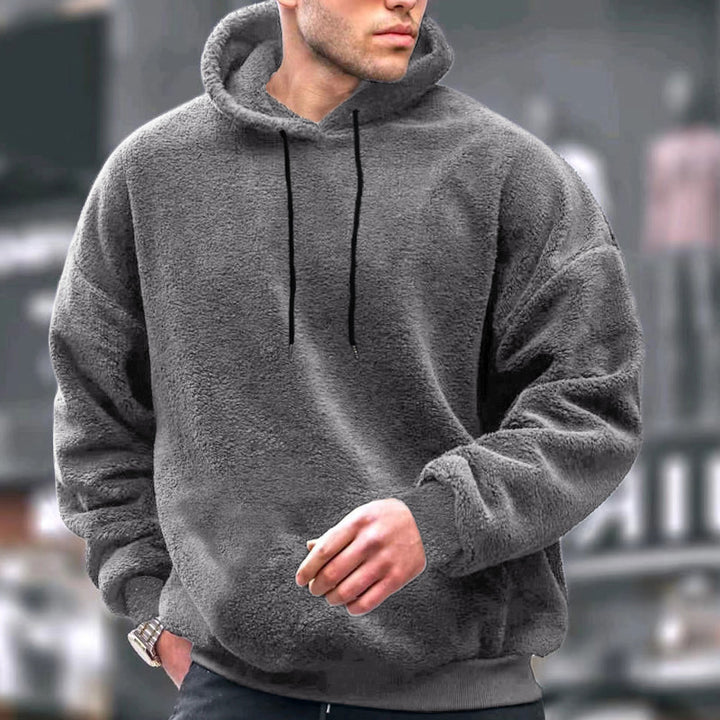 Herren kuschelweicher Kapuzenpullover Fudus