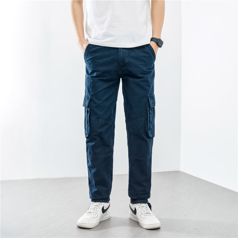 Herren Cargo-Hose mit praktischen Taschen und modernem Schnitt Aliams