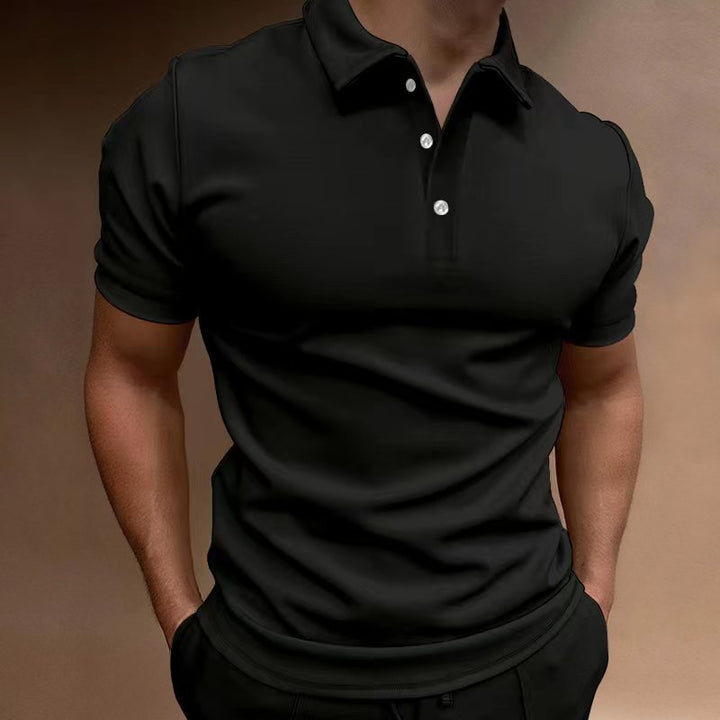 Männer leistungsorientiertes Kurzarm Polo-Shirt Aliams
