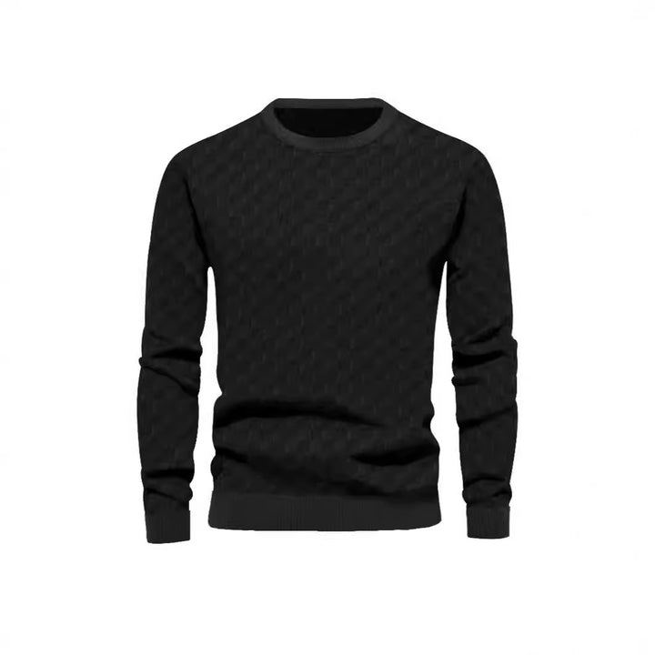 Herren Freizeit-Sweatshirt mit strukturierter Oberfläche Aliams
