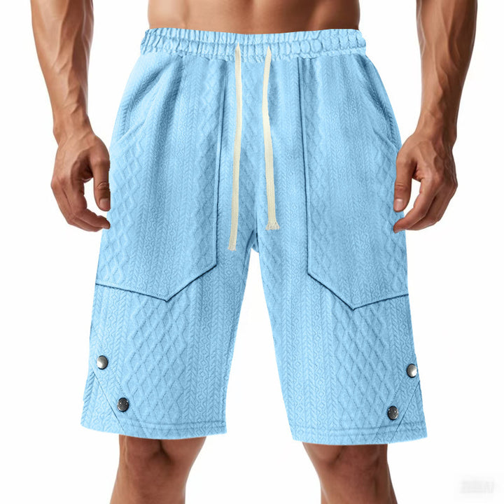 Herren Cargo-Shorts mit strukturiertem Design und praktischen Taschen Aliams