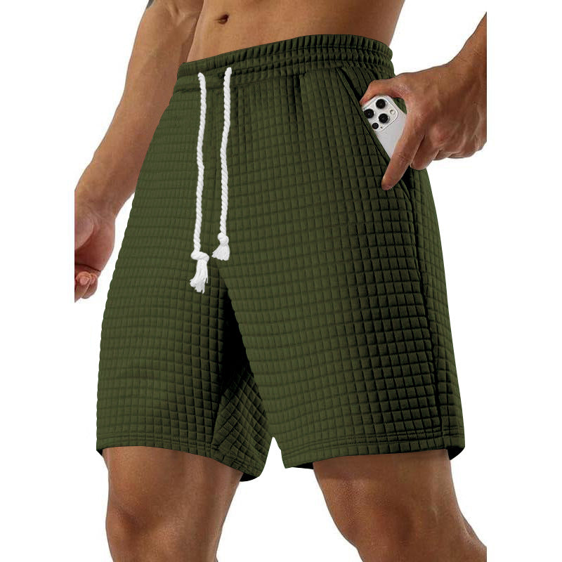 Herren Sportliche Freizeit-Shorts aus atmungsaktivem Material mit praktischen Seitentaschen Aliams