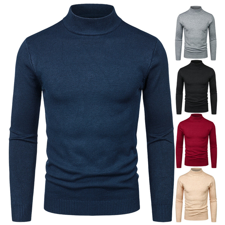 Herren Rollkragenpullover aus hochwertiger Wolle Aliams