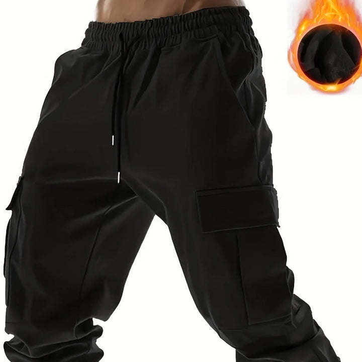 HerrenCargohose mit elastischem Bund und vielseitigen Taschen Aliams