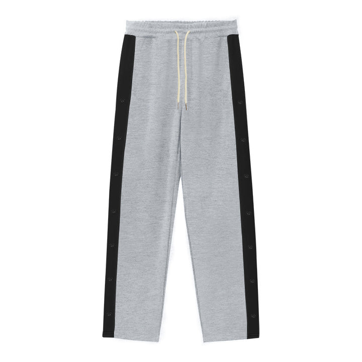 Herren Sportliche Jogginghose mit Druckknopfdetails Aliams