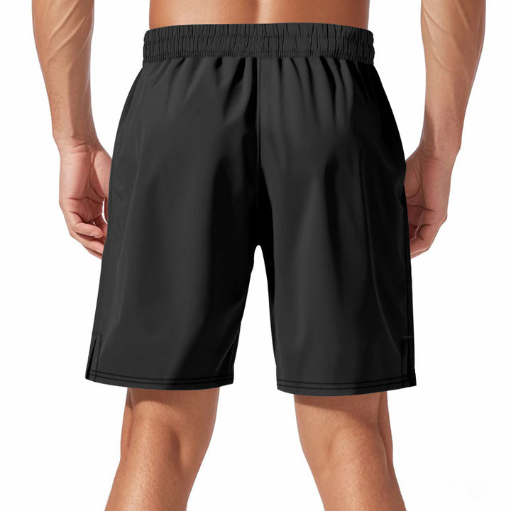 Herren Sport Shorts mit elastischem Bund und praktischen Zipper-Taschen Aliams