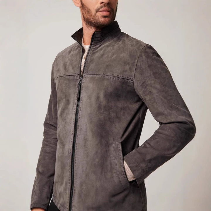 Herren elegante Wildlederjacke Aliams