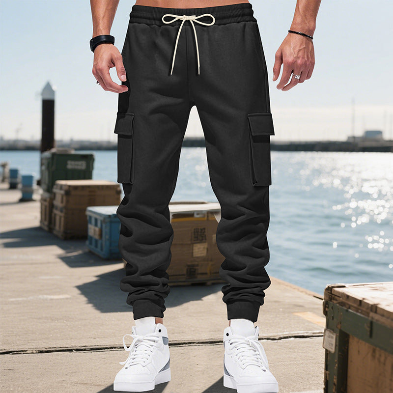 Herren Cargo-Jogginghose mit elastischem Bund und praktischen Seitentaschen Aliams 1760051045