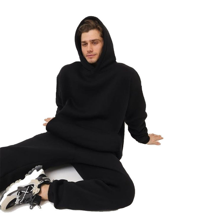 Herren komfortabler Kapuzenpullover und Jogginghose Aliams