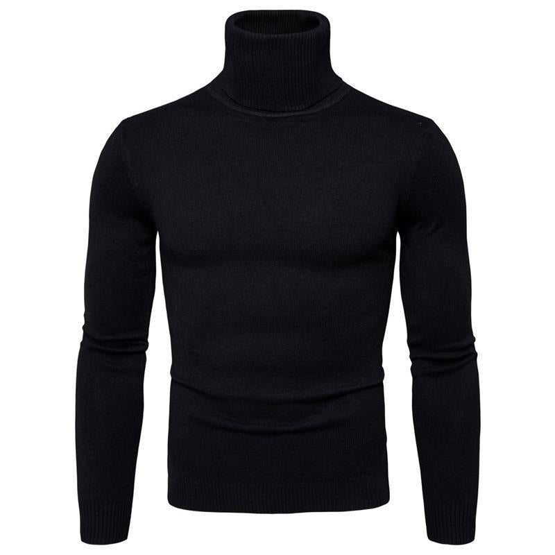 Herren Hochwertiger Rollkragenpullover aus feinem Strick Aliams