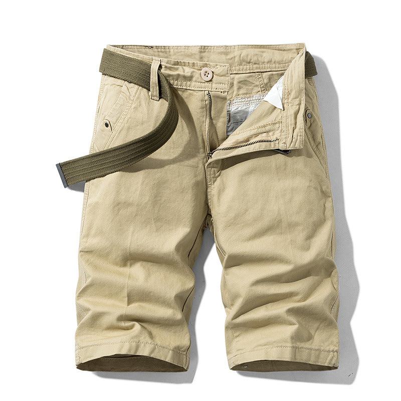 Herren Cargo-Shorts mit vielseitigen Taschen und elastischem Bund Aliams