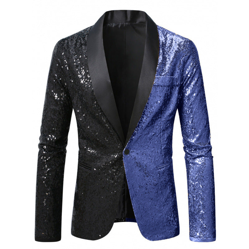 Herren Glamouröser Pailletten-Blazer Aliams 1761379511