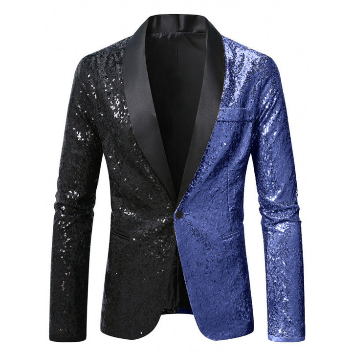 Herren Glamouröser Pailletten-Blazer Aliams 1761379511