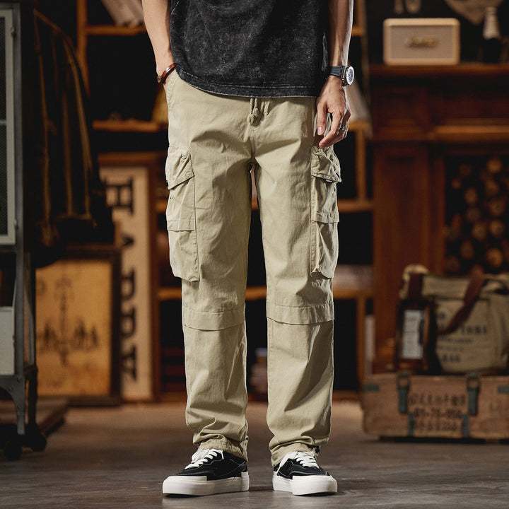 Herren Cargo-Hose mit zahlreichen Funktionstaschen und elastischem Bund Aliams