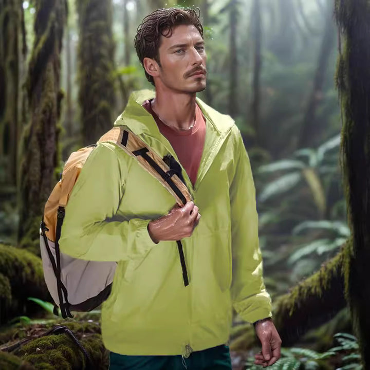 Herren Atmungsaktive Outdoor-Jacke mit Wasserabweisender Beschichtung Aliams