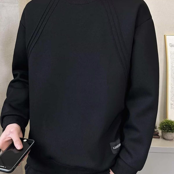 Herren Sweatshirt mit modernem Design und funktionalen Details Aliams