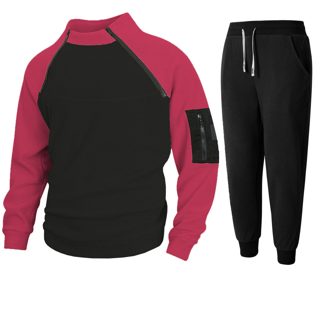 Herren Funktionspullover mit Stehkragen und Bündchen Aliams