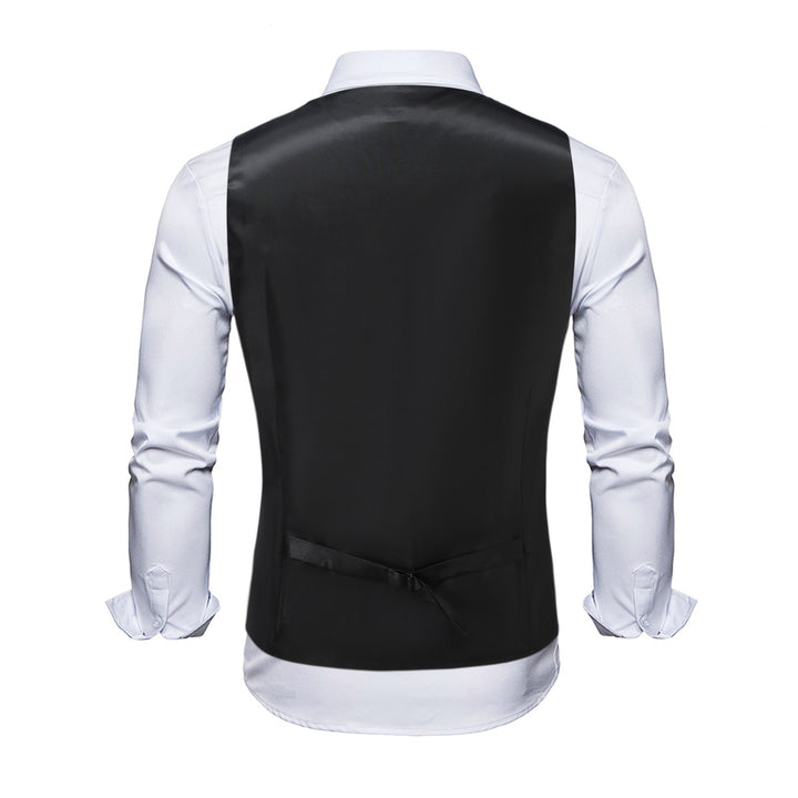 Herren Elegante Weste mit floraler Musterung Aliams