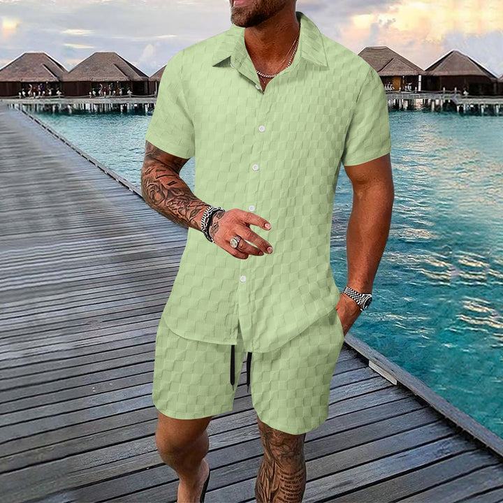 Herren Texturiertes Urlaubsoutfit Aliams