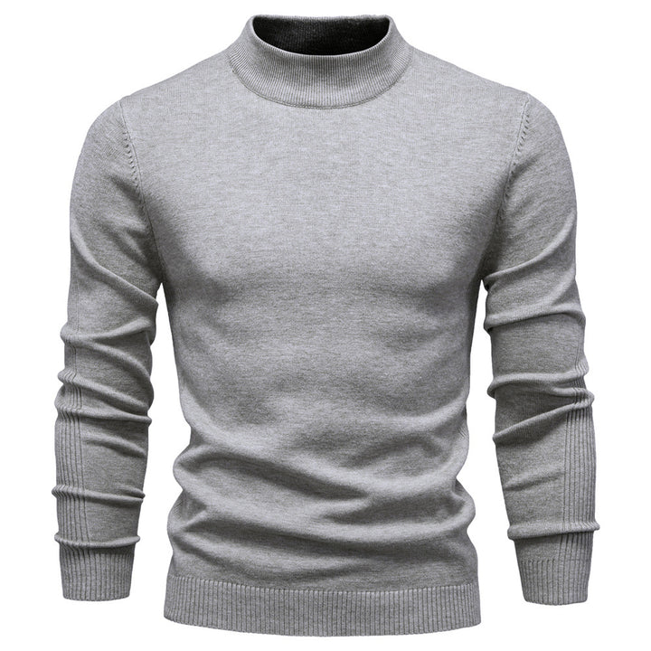 Herren Rollkragenpullover aus weichem Strickmaterial mit feiner Rippstruktur Aliams