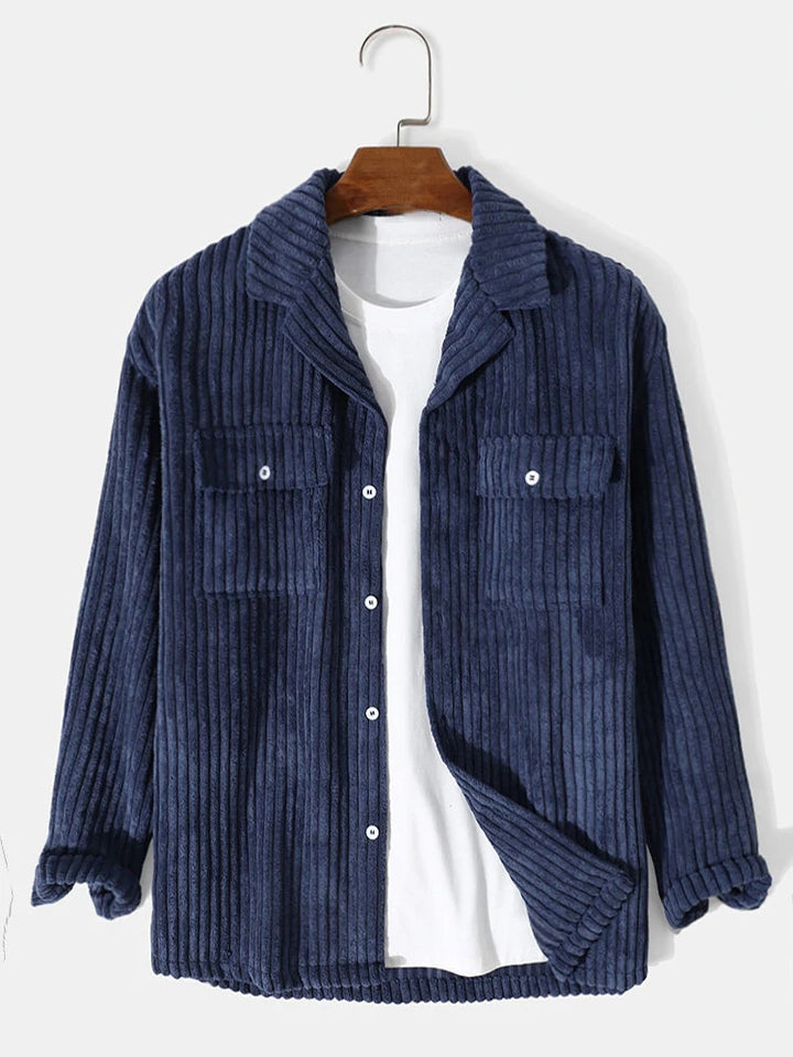 Herren Cordjacke im modernen Rippdesign Aliams